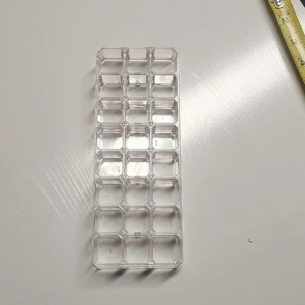 Acrylic 24 slot lipstick holder